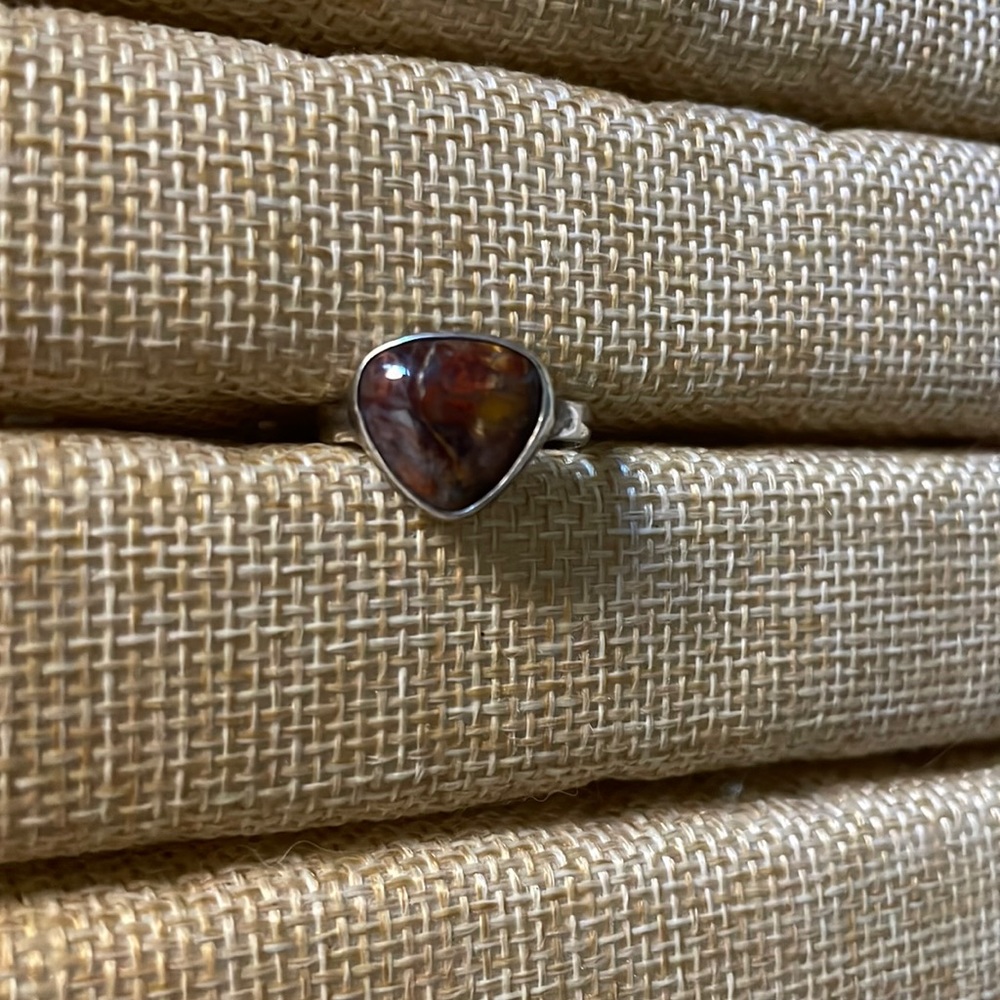 Sterling stone ring